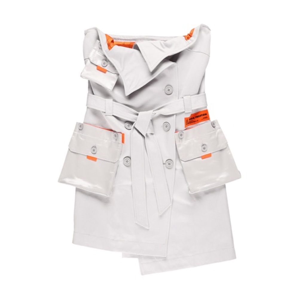 Heron Preston Trench Coat Dress